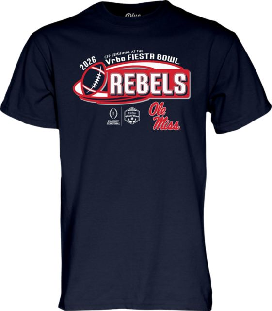 Ole Miss Rebels Football 2026 Fiesta Bowl Bound Short Sleeve T-Shirt