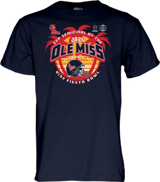 Ole Miss Rebels Football 2026 Fiesta Bowl Bound Short Sleeve T-Shirt