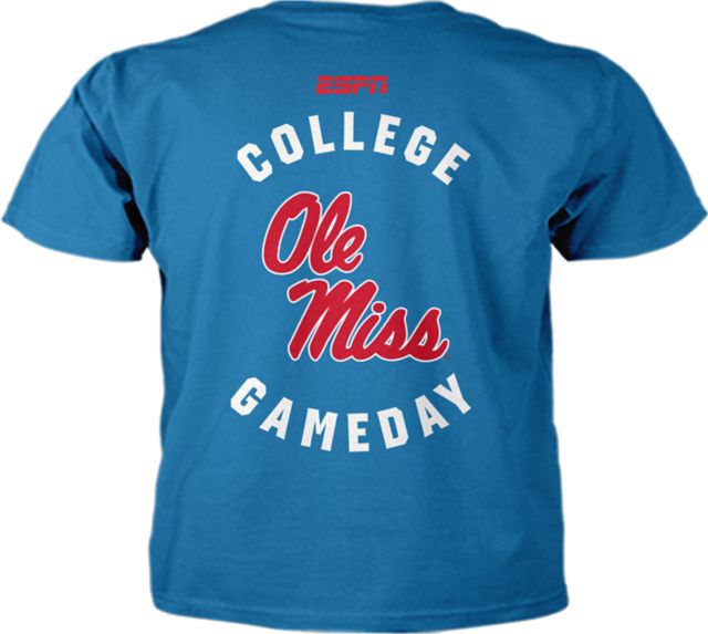 Ole Miss Rebels Football ESPN College Gameday Youth Short Sleeve T-Shirt