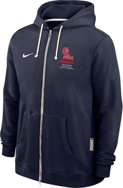 Ole Miss Rebels Dri-Fit Full Zip Hooded Sweatshirt
