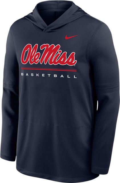 Ole Miss Rebels Dri Fit Lightweight Hooded Sweatshirt