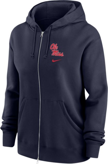 Ole Miss Rebels Women's Full Zip Hooded Sweatshirt