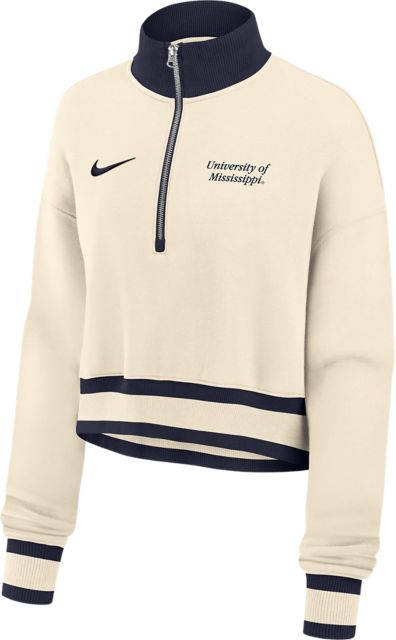 Ole Miss Rebels Women's Phoenix Cropped 1/2 Zip
