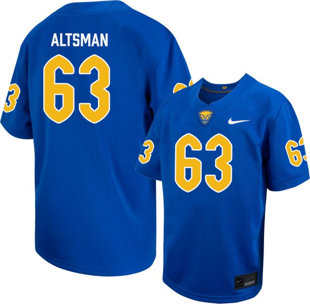 Pitt Football Youth Replica Jersey #63 M ALTSMAN: University of Pittsburgh