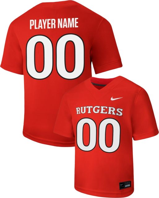 Rutgers Scarlet Knights Football Nike Youth Player Name Replica Jersey
