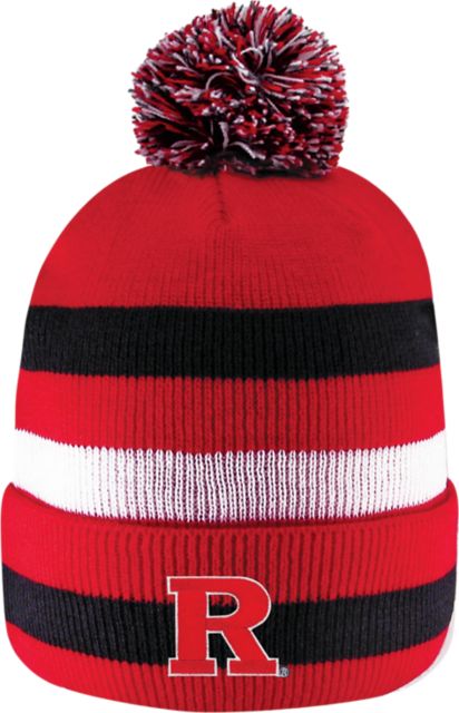 Rutgers Scarlet Knights Knit Cuff Pom Hat