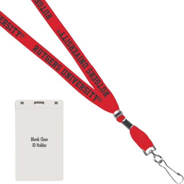 Rutgers Scarlet Knights Card Dispencer Lanyard