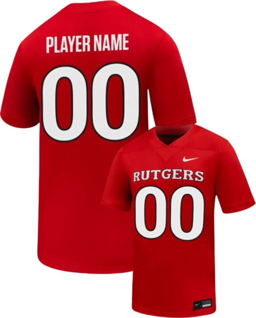 Rutgers Scarlet Knights Football Nike Player Name Replica Jersey