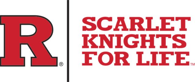 Rutgers Large Decal Scarlet Knights For Life Flat - ONLINE ONLY