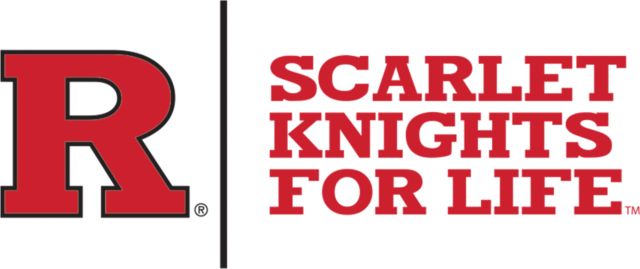 Rutgers Large Decal Scarlet Knights For Life Flat - ONLINE ONLY