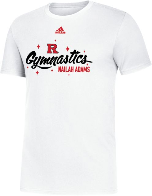 Rutgers Women's Gymnastics T-Shirt Nailah Adams