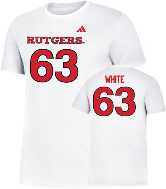 Rutgers Football T-Shirt Taj White - 63