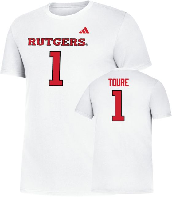 Rutgers Football T-Shirt FamH Toure - 1