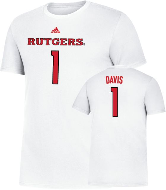 Rutgers Men's Basketball T-Shirt JaMichael Davis - 1