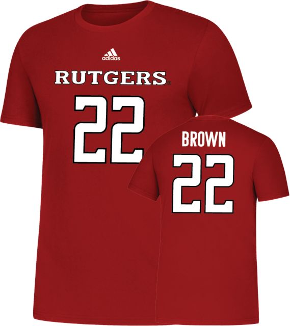Rutgers Women's Basketball T-Shirt Kassondra Brown - 22