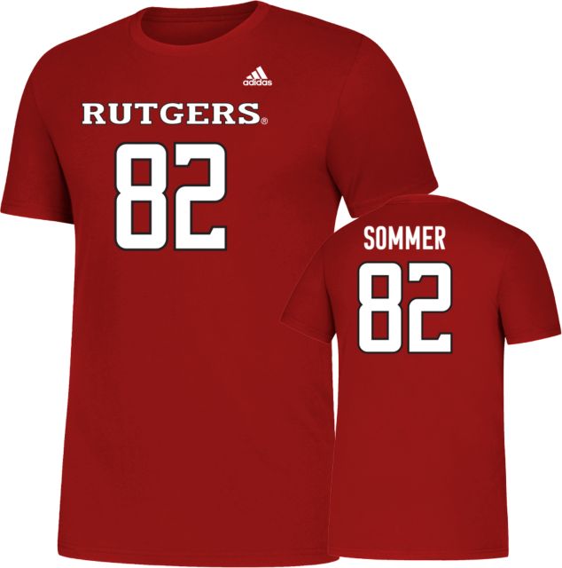 Rutgers Scarlet Knights Men's Lacrosse T-Shirt Tim Sommer - 82