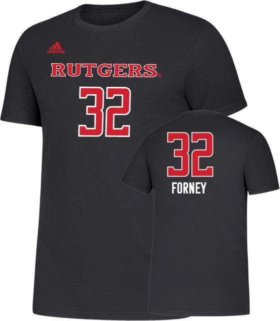 Rutgers Scarlet Knights Women's Soccer T-Shirt Elliot Forney - 32