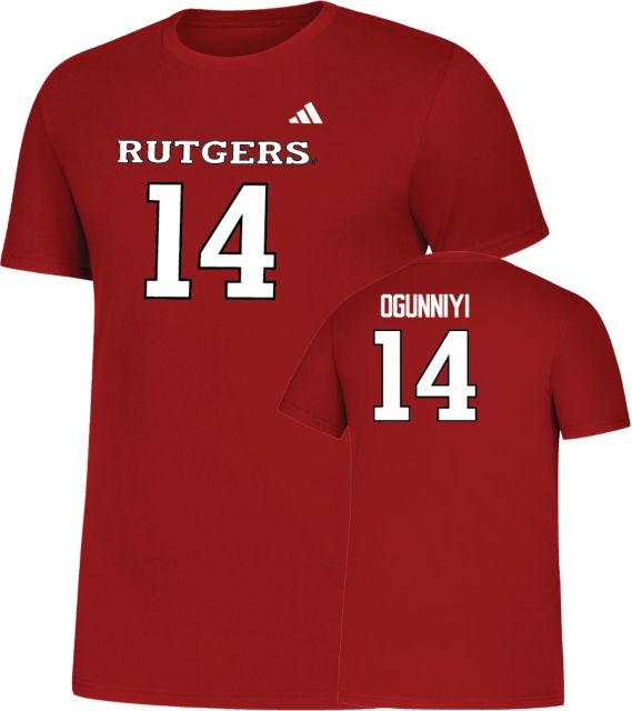 Rutgers Scarlet Knights Football T-Shirt Matthew Ogunniyi - 14