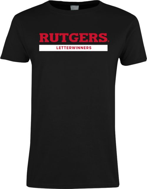 Rutgers Women's Short Sleeve Tee Rutgers Letterwinners Block - ONLINE ONLY