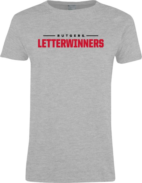 Rutgers Women's Short Sleeve Tee Rutgers Letterwinners Line - ONLINE ONLY