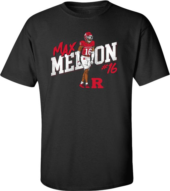 Rutgers Football T-Shirt #16 MAX MELTON
