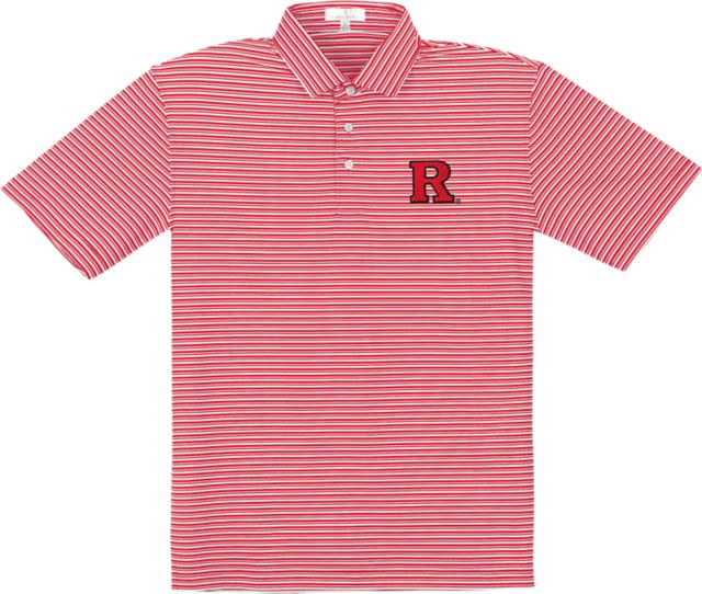 Rutgers Scarlet Knights Performance Stripe Polo