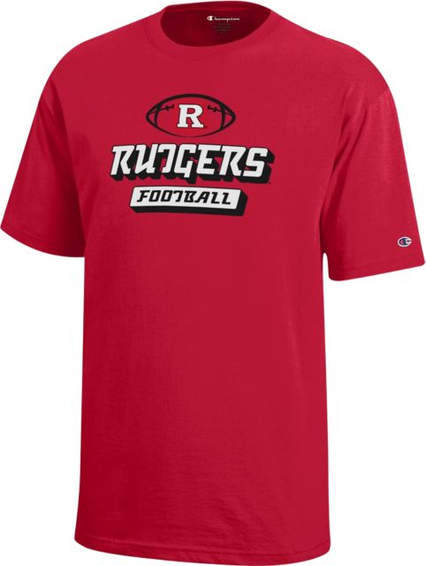 Rutgers Scarlet Knights Youth Football Short Sleeve T-Shirt