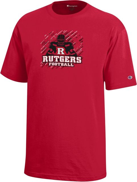 Rutgers Scarlet Knights Youth Football Short Sleeve T-Shirt