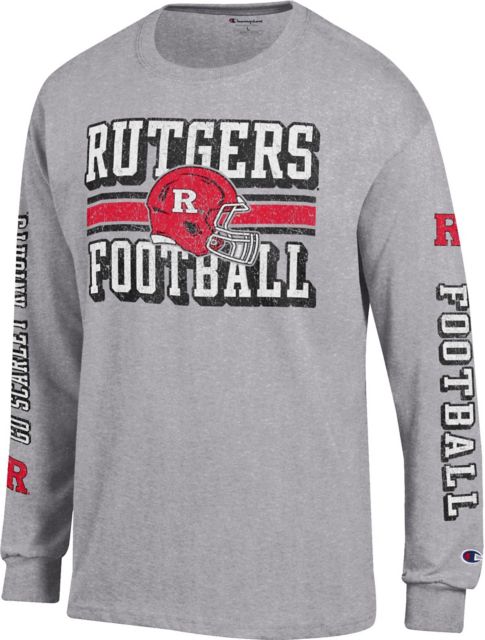 Rutgers Scarlet Knights Football Long Sleeve T Shirt