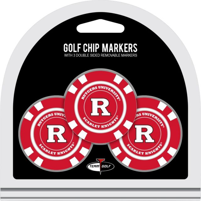 Rutgers Scarlet Knights Golf Chip 3 Pack