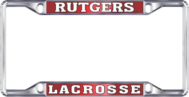 Rutgers Scarlet Knights Lacrosse License Plate Frame