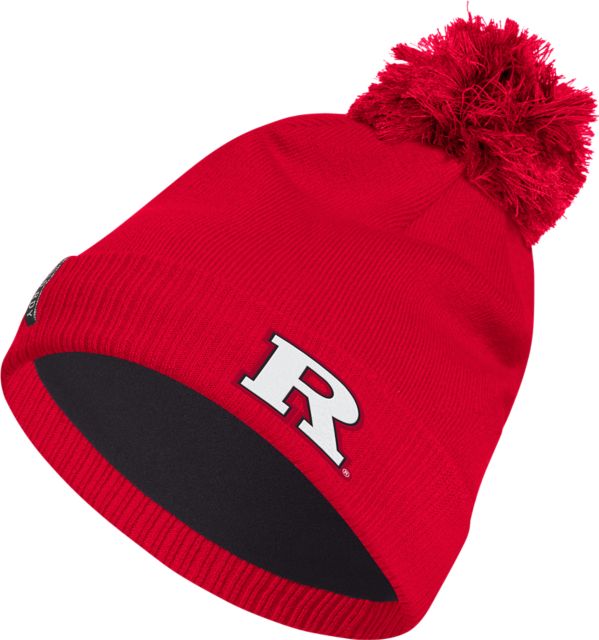Rutgers Scarlet Knights Cuffed Pom Beanie