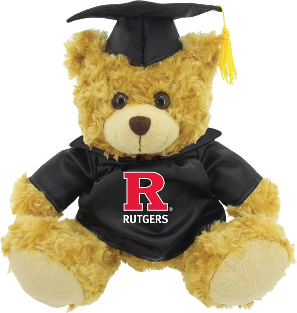 Rutgers Scarlet Knights 12'' Graduation Plush Bear - ONLINE ONLY