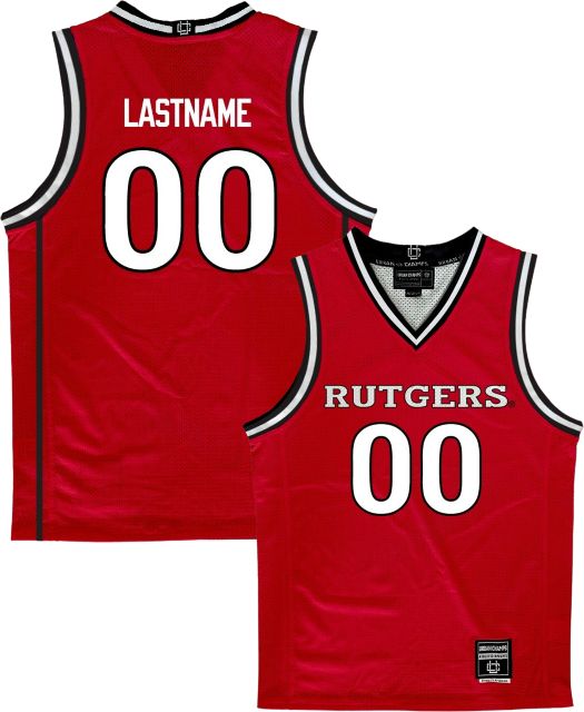 Rutgers Scarlet Knights Men's Basketball Player Name Replica Jersey