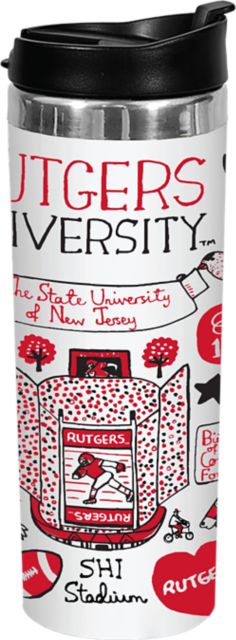 Rutgers Scarlet Knights Julia Gash 14 oz. Tumbler