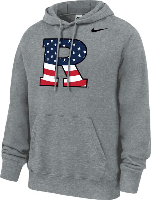 Rutgers Scarlet Knights Military Appreciation American Flag Hooded Sweatshirt