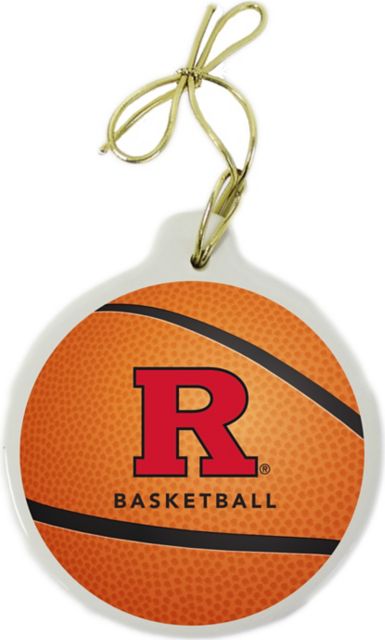 Rutgers Scarlet Knights Basketball Stone Ornament