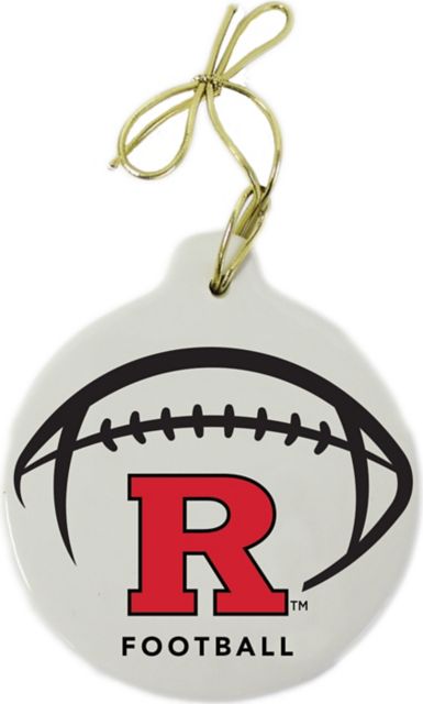 Rutgers Scarlet Knights Football Stone Ornament