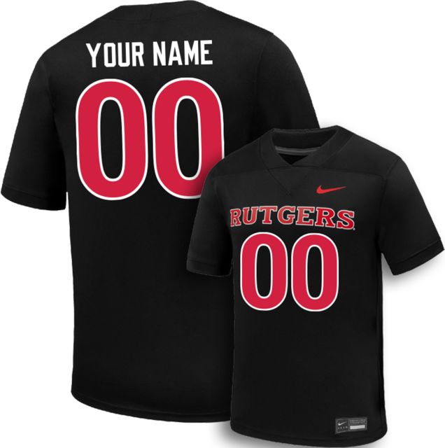 Rutgers Scarlet Knights Football Custom Name Jersey