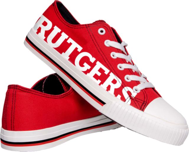 Rutgers Scarlet Knights Low Top Big Logo Canvas Shoe