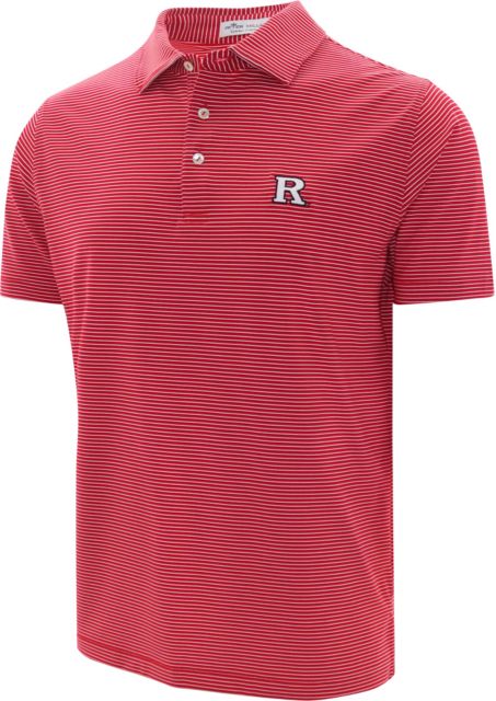 Rutgers Scarlet Knights Marlin Stripe Performance Jersey Polo