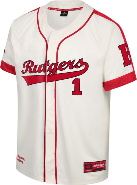 Rutgers Scarlet Knights Magic Grits Baseball Jersey