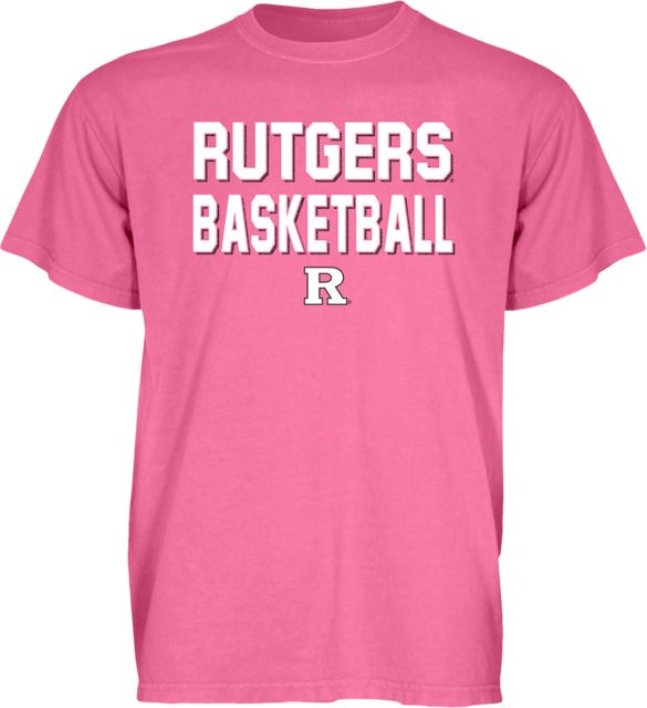 Rutgers Scarlet Knights Women's Pink Out Rutgers Basketball Short Sleeve T-Shirt