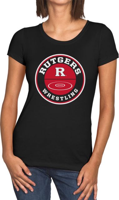 Rutgers Scarlet Knights Wrestling Underhook Women's Short Sleeve T-Shirt