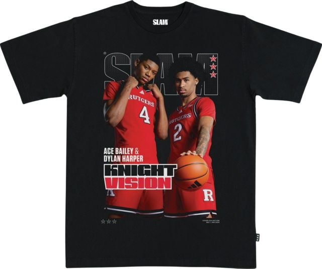 Rutgers Scarlet Knights Men's Basketball BAILEY AND HARPER SLAM Short Sleeve T-Shirt