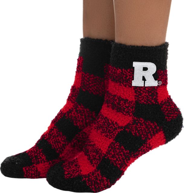 Rutgers Scarlet Knights Buffalo Check Socks