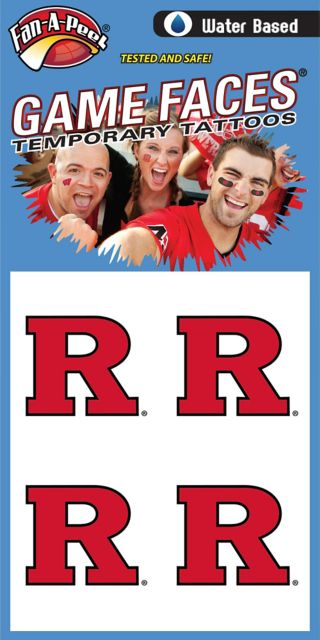 Rutgers Scarlet Knights Tattoo 4-Pack
