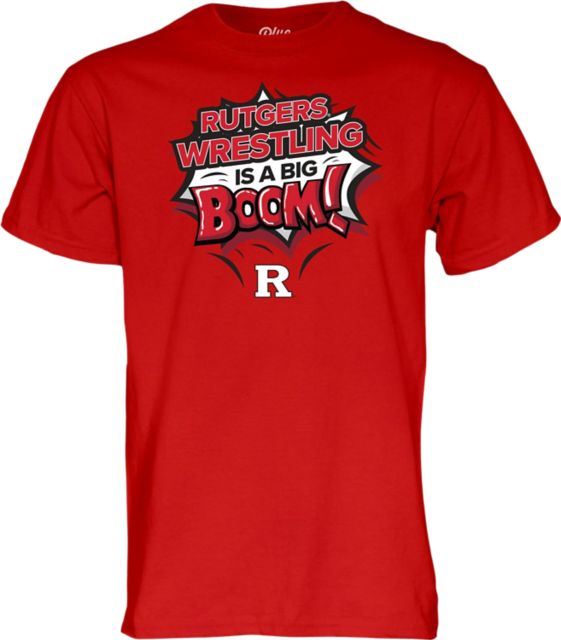 Rutgers Scarlet Knights Wrestling Is A Big Boom! Short Sleeve T-Shirt