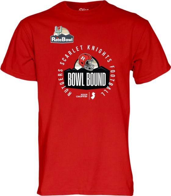 Rutgers Scarlet Knights Football 2024 Rate Bowl Bound Short Sleeve T-Shirt