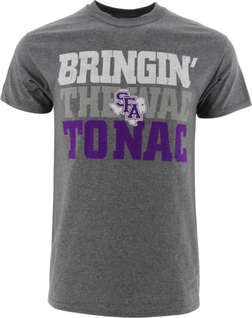 Stephen F Austin Lumberjacks Bringin the Wac To Nac Short Sleeve T-Shirt Black